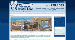 Desktop Screenshot of advdentalcare.com
