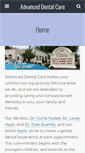 Mobile Screenshot of advdentalcare.com